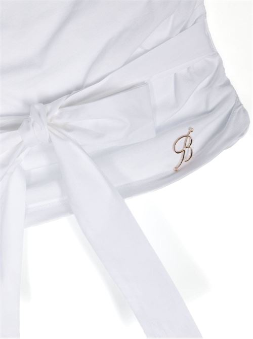 Top bambina con ruches Miss Blumarine | IA4136J500310602